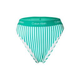 Calvin Klein Swimwear Slip costum de baie verde deschis / alb