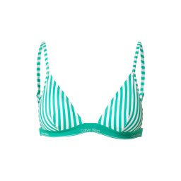 Calvin Klein Swimwear Sutien costum de baie verde / alb