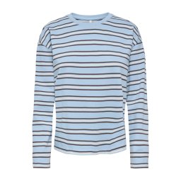 ONLY Tricou 'ONLNEW SOPH' albastru / negru / alb