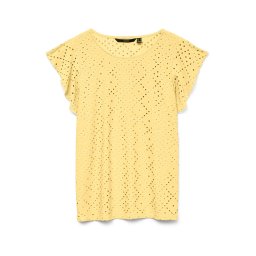 VERO MODA Bluză 'VMTASSA' galben deschis