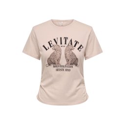 ONLY Tricou 'ONLLUCY' roz pudră / negru