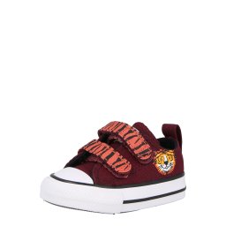 CONVERSE Sneaker 'Chuck Taylor All Star' portocaliu / roșu bordeaux / purpuriu / alb