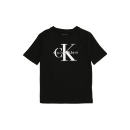 Calvin Klein Jeans Tricou negru / alb