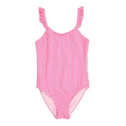 ONLY GIRLS Costum de baie întreg 'KOGSunny' roz / alb