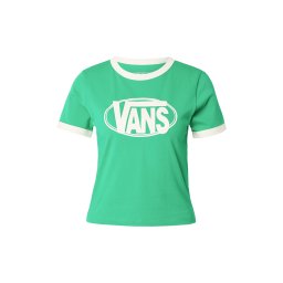 VANS Tricou verde / alb