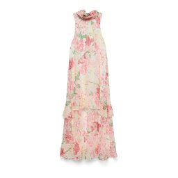 VERO MODA Rochie 'VMSanna' bej deschis / verde deschis / roz / alb