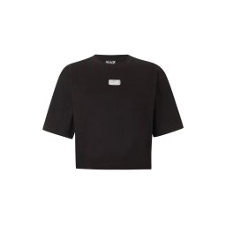 EA7 Emporio Armani Tricou gri / negru