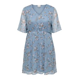 ONLY Carmakoma Rochie 'CARSIGRID' bej / opal / roz pudră