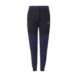 Nike Sportswear Pantaloni 'TCH FLC' albastru închis / mov lavandă / negru