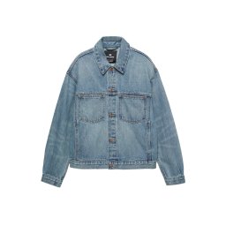 Pull&Bear Geacă de primăvară-toamnă albastru denim