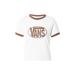 VANS Tricou fildeş / ciocolatiu