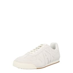 ARMANI EXCHANGE Sneaker low 'TRIP' alb murdar