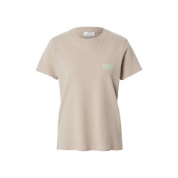 AMERICAN VINTAGE Tricou 'YKOBOW' gri taupe / verde deschis
