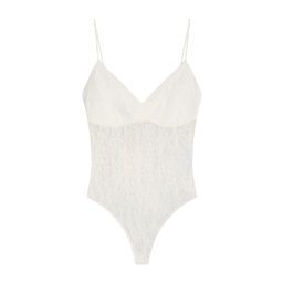 Bershka Tricou body alb