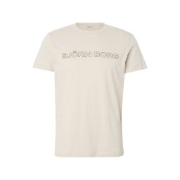BJÖRN BORG Tricou funcțional bej / negru