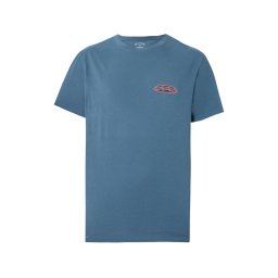 BILLABONG Tricou 'POSTER' albastru marin / albastru fumuriu / portocaliu piersică