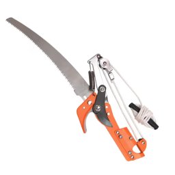 Fierastrau pentru crengi cu sfoara telescopica lama din otel 35cm pentru taiere crengi la inaltime unealta pentru gradinarit