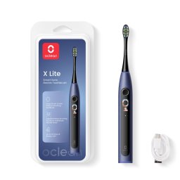 Periuta de dinti electrica Oclean X Lite, 72000 rpm, 5 moduri, Ecran tactil, Autonomie pana la 40 zile, Raportarea zonelor curatate, Albastru inchis