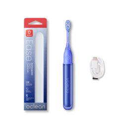 Periuta de dinti electrica Oclean Ease, 2.5W, 66000 rpm, 2 moduri, Timer, Autonomie 120 zile, 45 dB, Tip-C, Albastru