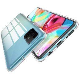 Husa Lemontti Husa Silicon Samsung Galaxy A71 Transparent