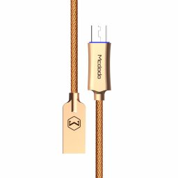 Mcdodo Cablu Auto Disconnect MicroUSB Gold (1m, QC3.0, led indicator)-T.Verde 0.1 lei/buc
