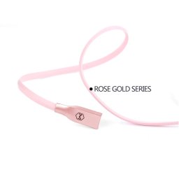 Mcdodo Cablu Zn-Link Rose Gold Type-C Pink (1.5m, 2.4A max)-T.Verde 0.1 lei/ buc