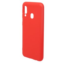 Husa Lemontti Husa Silicon Silky Samsung Galaxy A20e Rosu