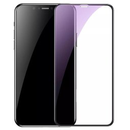 Folie Sticla 3D Anti-BlueRay iPhone 11 Pro Max / Xs Max Black (0.3mm, 9H)