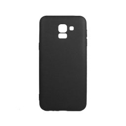 Husa Lemontti Husa Silicon Silky Samsung Galaxy J6 (2018) Negru