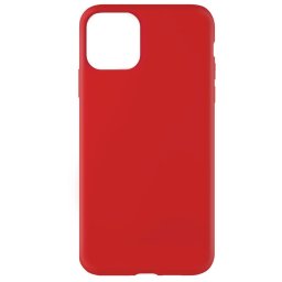 Husa Lemontti Husa Liquid Silicon iPhone 11 Pro Red (protectie 360�, material fin, captusit cu microfibra)