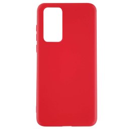 Husa Lemontti Husa Silicon Silky Huawei P40 Rosu