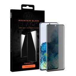 Eiger Folie Sticla 3D Privacy Mountain Glass Samsung Galaxy S20 Clear (0.33mm, 9H, case friendly, curved)