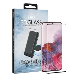Eiger Folie Sticla 3D Case Friendly Samsung Galaxy S20 FE G780 Clear Black (0.33mm, 9H, curved)
