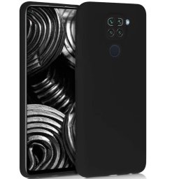 Husa Lemontti Husa Silicon Silky Xiaomi Redmi Note 9 Negru