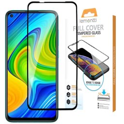 Lemontti Folie Sticla Full Fit Xiaomi Redmi Note 9 Black (1 fata, 9H, 0.33mm)