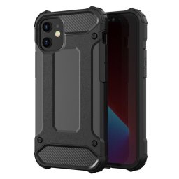 Husa Lemontti Husa Hybrid Armor iPhone 12 Pro Max Negru