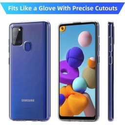 Husa Lemontti Husa Silicon Samsung Galaxy A21s Transparent