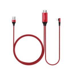 Mcdodo Cablu Plug&Play HDMI la Lightning si USB Red 2m-T.Verde 0.1 lei/buc