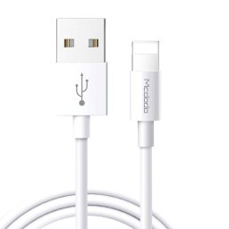 Mcdodo Cablu Element Series Lightning White (max 2A, 1m)-T.Verde 0.1 lei/buc