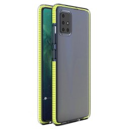 Husa Lemontti Husa Spring Case Xiaomi Redmi Note 9 / Redmi 10X 4G Galben (ultra slim)