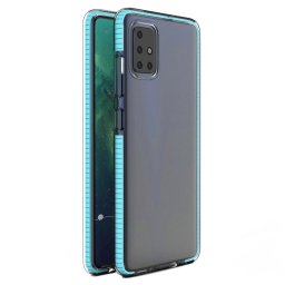 Husa Lemontti Husa Spring Case Xiaomi Redmi Note 9 / Redmi 10X 4G Albastru Deschis (ultra slim)