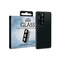 Eiger Lentile Camera 2.5D Glass Samsung Galaxy S21 Plus Clear Black (9H, 0.33mm)
