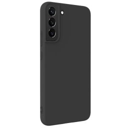 Husa Lemontti Husa Silicon Soft Slim Samsung Galaxy S22 Plus Black (material mat si fin, captusit cu microfibra)