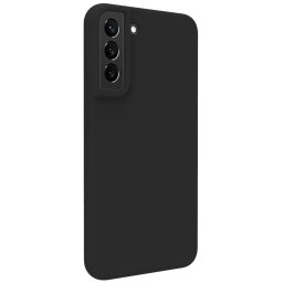 Husa Lemontti Husa Liquid Silicon Samsung Galaxy S22 Plus Black (protectie 360°, material fin, captusit cu microfibra)