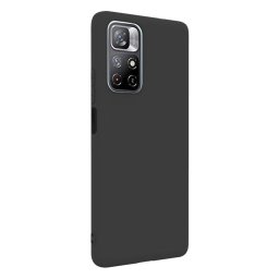 Husa Lemontti Husa Silicon Silky Xiaomi Redmi Note 11T 5G Negru