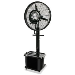 Ventilator ZOMF 02 cu pulverizator de apa, Negru