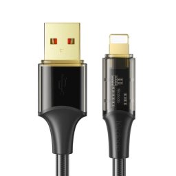 Mcdodo Cablu Amber Series Fast Charging Lightning, 1.2m Black-T.Verde 0.1 lei/ buc