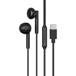 Casti In-ear Stereo Ripple Type-C Negru