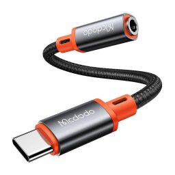 Accesorii Audio Hi-Fi USB-C to AUX mini jack 3.5mm audio adapter Mcdodo CA-7561, DAC, 0.11m (black)