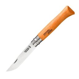 Opinel pocket knife No. 12 carbon blade with wood handle